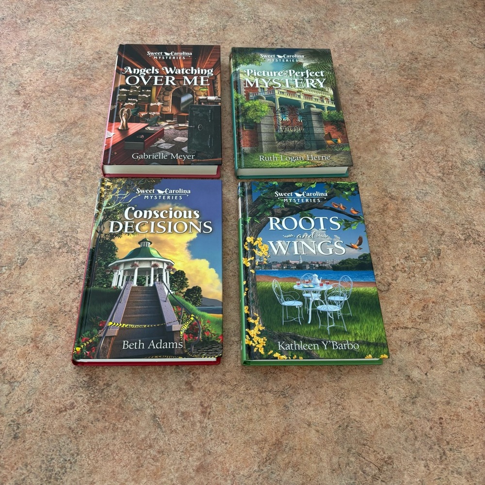 Set of 4 Sweet Carolina mysteries Hardcover books